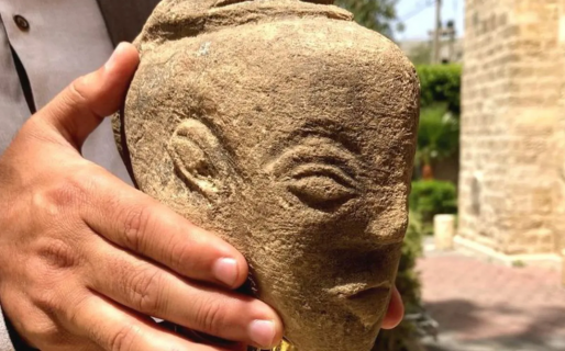 Un agricultor encontró una  estatua de 4500 años de antigüedad mientras trabajaba