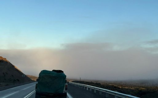 Precaución camino a Cerro Dragón