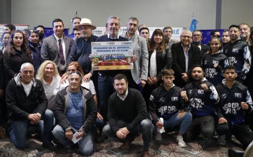 Arcioni en el Lanzamiento del Telebingo Deportivo Solidario: “El objetivo es  jugar para ser solidarios”