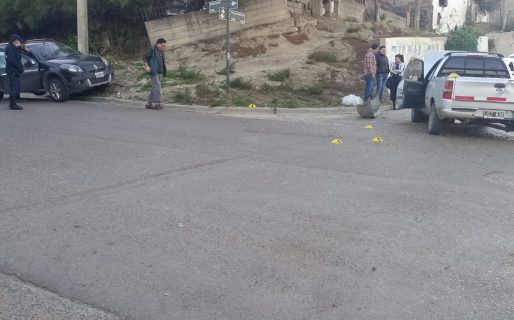 Dos personas lesionadas tras un choque en barrio Ceferino