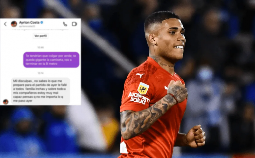 Un hincha de Independiente insultó a un jugador de su equipo y se dio cuenta que era un humano