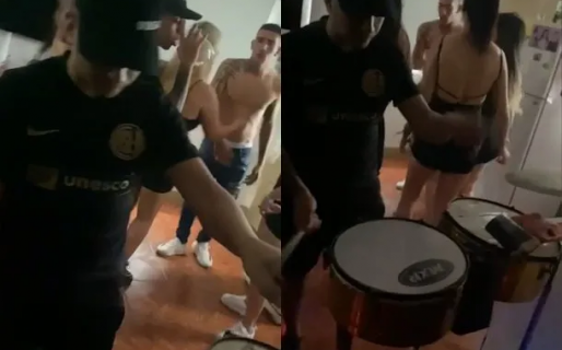 Se filtró un video de Centurión «de gira» y en San Lorenzo explotaron de la bronca