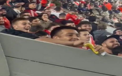 River fue sancionado por la Conmebol por los gestos racistas de un hincha hacia la tribuna brasileña