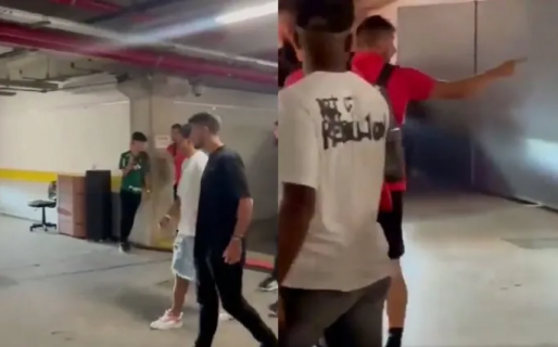 Un jugador argentino agredió a un joven hincha de Palmeiras