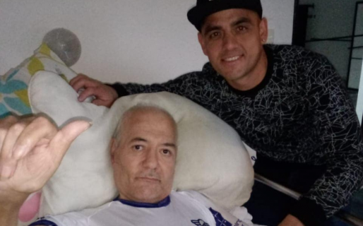 Otro golazo de Óscar: El noble gesto de Marchant con un abuelo hincha de Newbery y fanático suyo