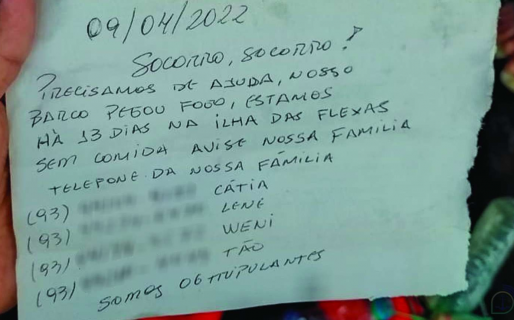 De película: rescataron a seis náufragos que pidieron ayuda con un mensaje dentro de una botella