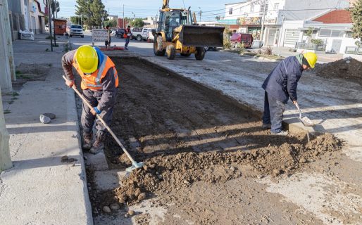Trama vial: continúan las tareas de bacheo