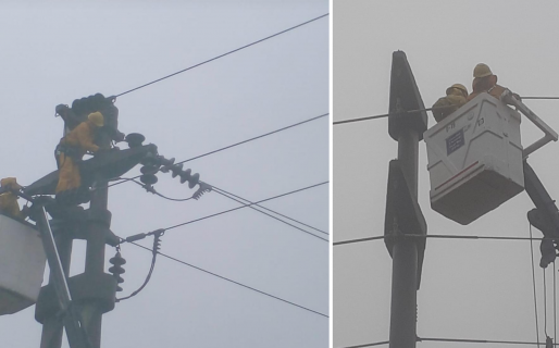Quedó normalizado el suministro de energía tras el corte por las fuertes lluvias
