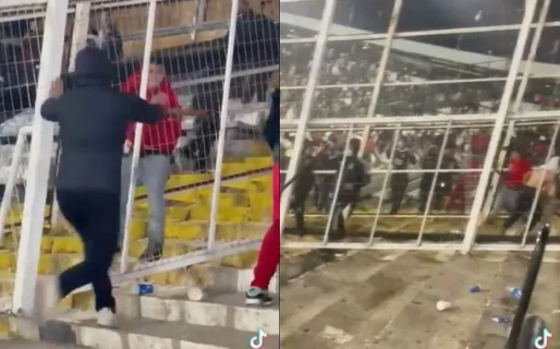 Con facas y fierros: así amenazaron hinchas de Colo Colo a simpatizantes de River