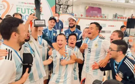 ¡Vamos los pibes! La selección argentina se consagró subcampeona en el Mundial de Futsal Down