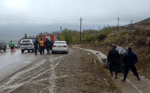 Otro vuelco en cercanías de la ex Radio Estación