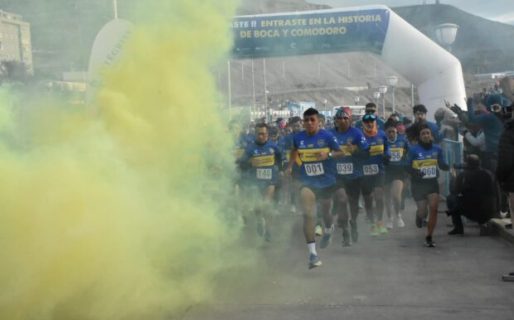David Rodríguez y Andrea Avilés, ganadores de la Corrida “Boca 12K Comodoro”