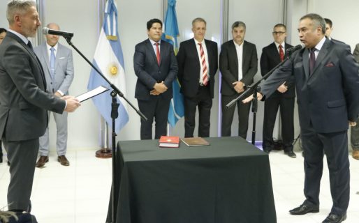 Arcioni tomó juramento a nuevos funcionarios provinciales