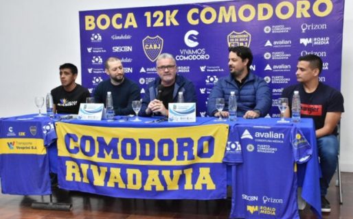 Lanzaron la corrida atlética “Boca 12K Comodoro”