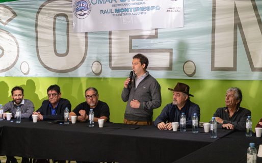 El intendente se reunió con la nueva comisión directiva del SOEM