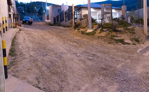 El Municipio avanza con pavimento en la zona alta de la ciudad