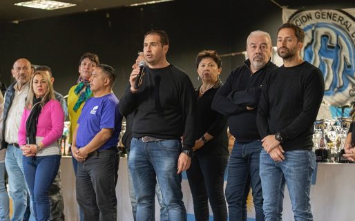 Acto por el dia del trabajador en el Parque Saavedra