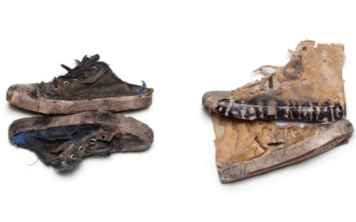 Una marca vende zapatillas rotas a más de $70.000 pesos