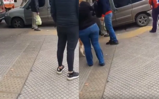 Relatos Salvajes: un hombre no vidente golpeó una camioneta por obstaculizarle  el cruce peatonal