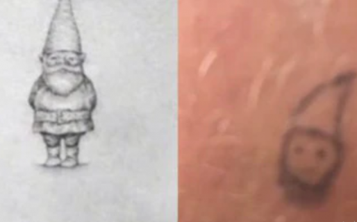 Pidió que le tatuaran un duende y el resultado le da vergüenza