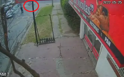 Revelan el video del escalofriante accidente de El Noba