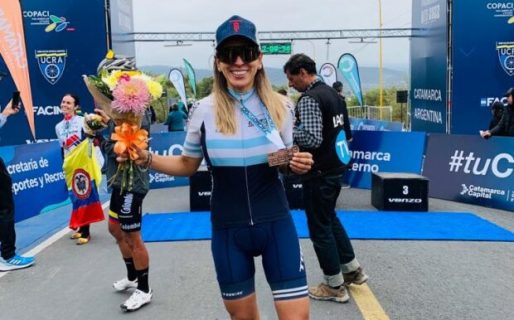 Marcia Larrauri, bronce Panamericano de Mountain Bike en Catamarca