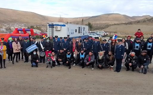 El Programa Salud en tu Barrio realizó una jornada patriótica en Sismográfica