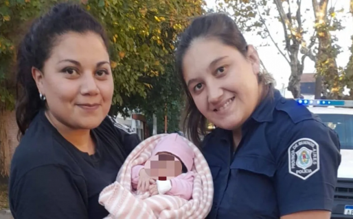 Tiempo atrás salvó a un bebé haciendo maniobras de RCP y ahora rescató a una beba abandonada