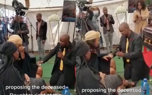 Desubicado: le pidió casamiento en el funeral del padre de la novia