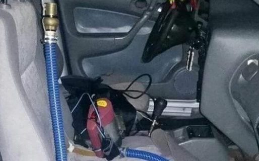 Ingenioso: Descubrí cómo un hombre robaba nafta de una estación de servicio