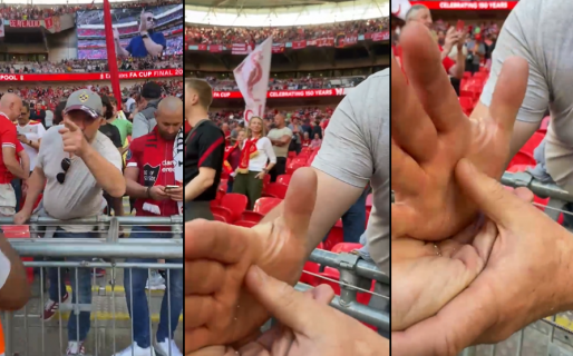 ¡Eso no es sal!: Un periodista argentino se enteró tarde de lo que le dio un hincha en plena cancha