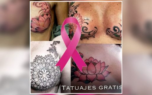 Ofrecen tatuajes gratuitos a aquellas mujeres que hayan sobrevivido al cáncer de mama