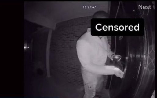 Engañó a su mujer, sin saber que ella veía todo por las cámaras de seguridad