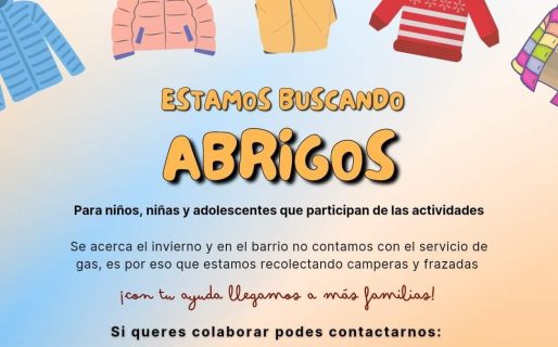 El Espacio Comunitario Carlos Múgica lanzó su colecta de abrigos y frazadas