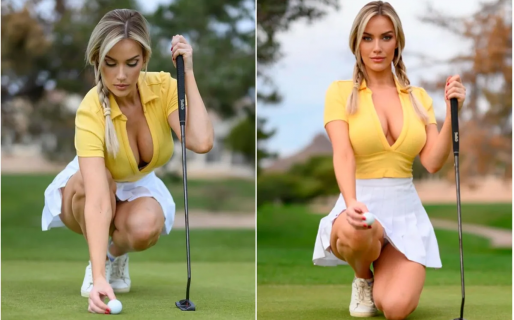 Paige Spiranac, la golfista e influencer, que fue elegida como “la mujer más sexy del mundo”