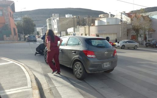 Atropellaron a una mujer en el centro