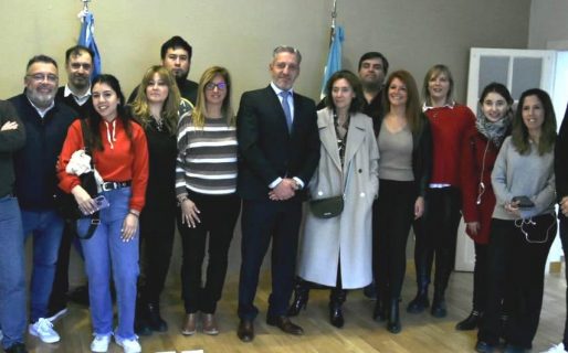 Arcioni agasajó a periodistas en Comodoro Rivadavia