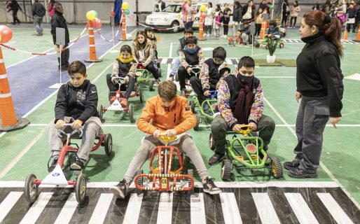 El Municipio inició las jornadas de educación vial con una gran participación de niños de la ciudad﻿