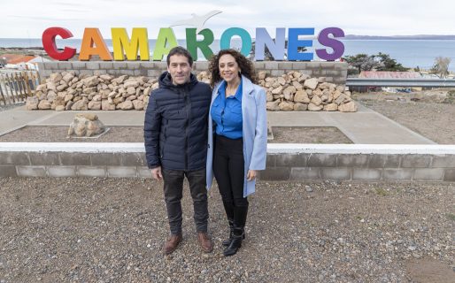 Luque visitó Camarones y valoró su gran potencial de desarrollo