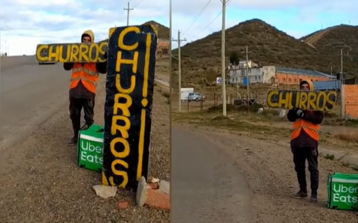 Tiene 18 años, vende churros de día y estudia de noche