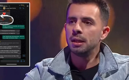 Matías Defederico filtró una fuertísima conversación privada que tuvo con el papá de Cinthia Fernández