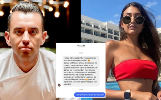Chef expuso a influencer que le propuso un canje: “No sabía que comer gratis era trabajar”