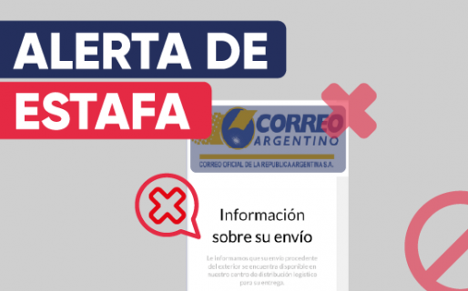 Alerta: usan el nombre de Correo Argentino para una nueva estafa virtual