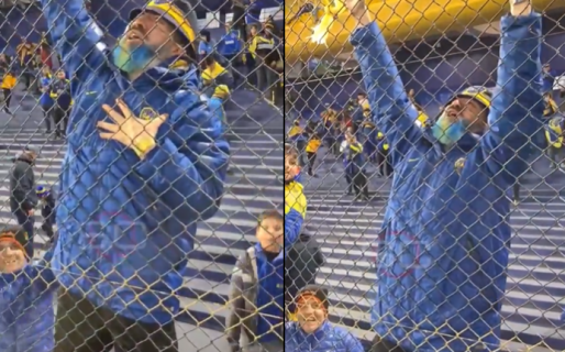 La emotiva dedicatoria de un hincha patagónico que visitó La Bombonera por primera vez