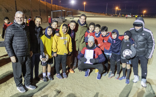 «Cuando hay intención de transformar una institución con infraestructura deportiva, ahí estamos para acompañarlos»