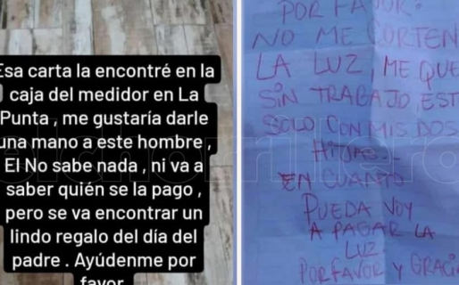 Trabajador de empresa eléctrica organizó una colecta para pagar la deuda de $33.000 de un usuario desempleado