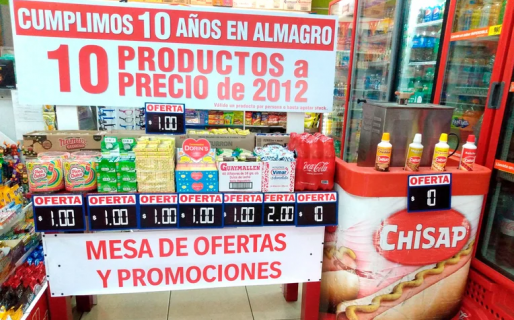 Para celebrar los 10 años de su kiosco vendió productos a precios de 2012: “Que nuestros políticos vean lo incapaces que fueron”