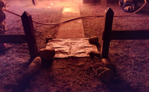 Así era el panfleto de la RAM encontrado en la incendiada Oficina de Bosques