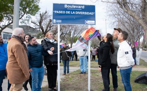 Comodoro ya tiene su Paseo de la Diversidad en avenida Rivadavia