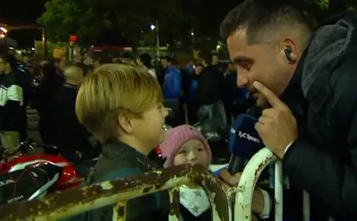 «Soy de River, vamos Vélez», la confesión de un pequeño hincha que descolocó a un periodista